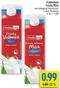 diska Frankenland Frische Milch Angebot