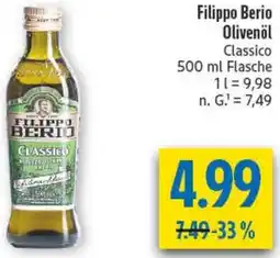 diska Filippo Berio Olivenöl Angebot
