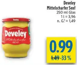 diska Develey Mittelscharfer Senf Angebot