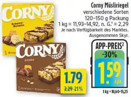 diska Corny Müsliriegel Angebot