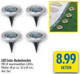 diska LED Solar-Bodenleuchte Angebot