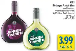 diska GWF Die jungen Frank'n Wein Angebot