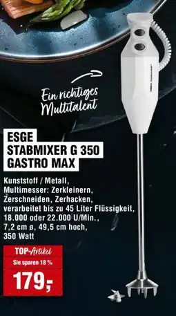 Handelshof ESGE STABMIXER G 350 GASTRO MAX Angebot