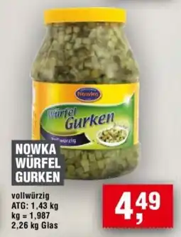 Handelshof NOWKA WÜRFEL GURKEN Angebot