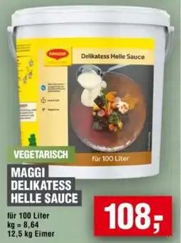 Handelshof MAGGI DELIKATESS HELLE SAUCE Angebot