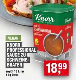 Handelshof Knorr PROFESSIONAL SAUCE ZU SCHWEINE- BRATEN Angebot