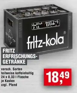 Handelshof FRITZ ERFRISCHUNGS- GETRÄNKE Angebot