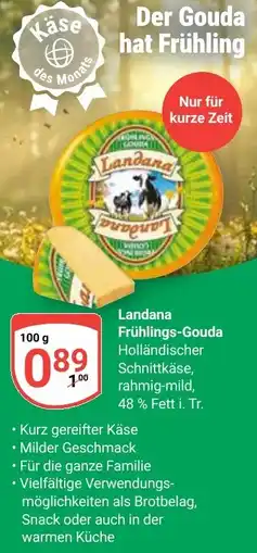 Globus Landana Frühlings-Gouda Angebot