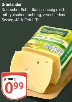 Globus Grünländer Angebot