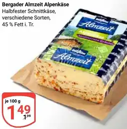 Globus Bergader Almzeit Alpenkäse Angebot