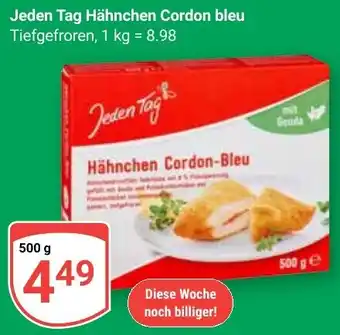 Globus Jeden Tag Hähnchen Cordon bleu Angebot