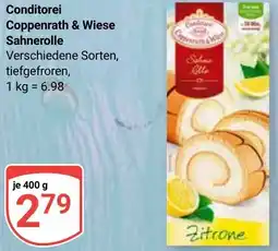 Globus Conditorei Coppenrath & Wiese Sahnerolle Angebot