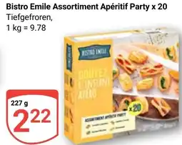 Globus Bistro Emile Assortiment Apéritif Party x 20 Angebot