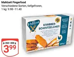 Globus Mahlzeit Fingerfood Angebot