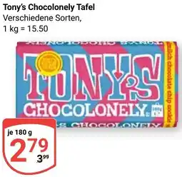 Globus Tony's Chocolonely Tafel Angebot