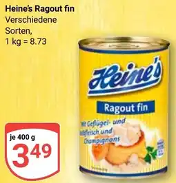 Globus Heine's Ragout fin Angebot