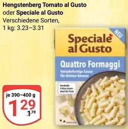 Globus Hengstenberg Tomato al Gusto oder Speciale al Gusto Angebot