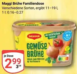 Globus Maggi Brühe Familiendose Angebot