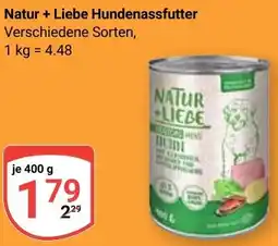 Globus Natur + Liebe Hundenassfutter Angebot