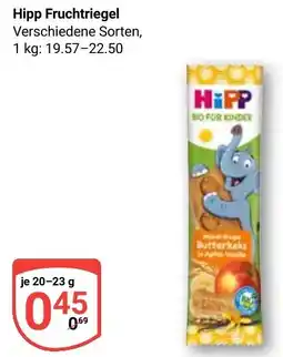 Globus Hipp Fruchtriegel Angebot