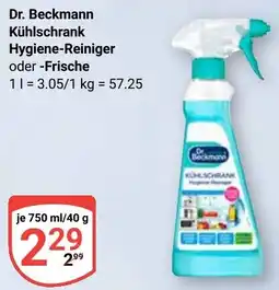 Globus Dr. Beckmann Kühlschrank Hygiene-Reiniger oder -Frische Angebot
