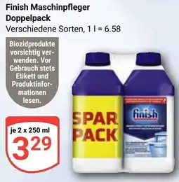 Globus Finish Maschinpfleger Doppelpack Angebot