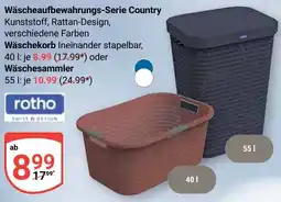 Globus rotho Wäscheaufbewahrungs-Serie Country Angebot