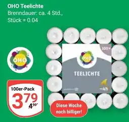 Globus OHO Teelichte Angebot