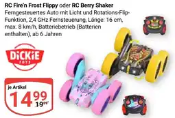 Globus DICKIE TOYS RC Fire'n Frost Flippy oder RC Berry Shaker Angebot