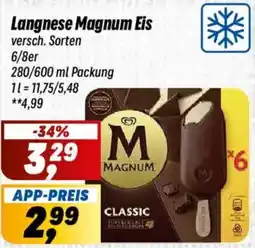 Simmel Langnese Magnum Eis Angebot