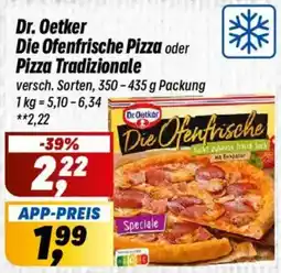 Simmel Dr. Oetker Die Ofenfrische Pizza oder Pizza Tradizionale Angebot