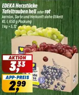 Simmel EDEKA Herzstücke Tafeltrauben hell oder rot Angebot