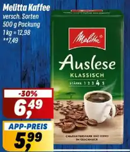 Simmel Melitta Kaffee Angebot
