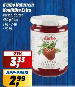 Simmel d'arbo Naturrein Konfitüre Extra Angebot