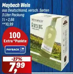 Simmel Maybach Wein Angebot