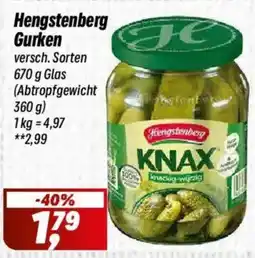 Simmel Hengstenberg Gurken Angebot
