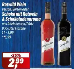 Simmel Rotwild Wein oder Schoko mit Rotwein &Schokoladenaroma Angebot