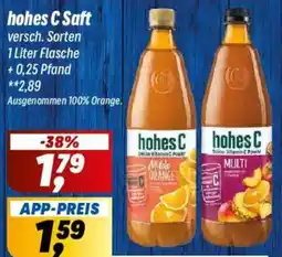 Simmel hohes C Saft Angebot