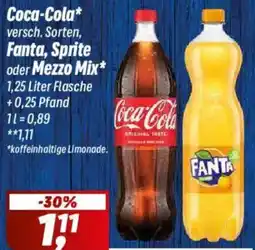 Simmel Coca-Cola , Fanta, Sprite oder Mezzo Mix Angebot