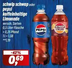 Simmel schwip schwap oder pepsi koffeinhaltige Limonade Angebot