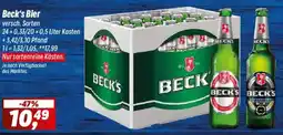Simmel Beck's Bier Angebot