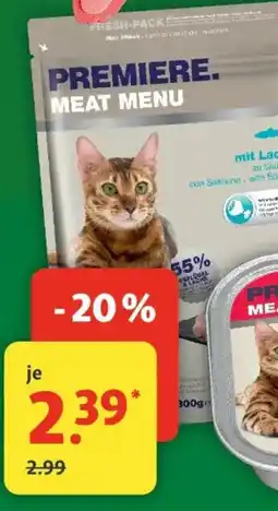 Fressnapf PREMIERE Meat Menu Nass- und Trockennahrung für Katzen Angebot