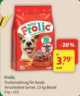 Fressnapf Frolic Trockennahrung für Hunde Angebot