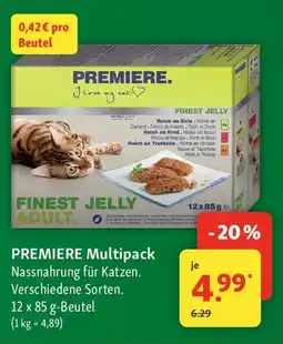 Fressnapf PREMIERE Multipack Nassnahrung für Katzen Angebot