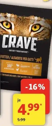 Fressnapf Crave Nass- und Trockennahrung für Katzen Angebot