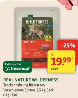 Fressnapf REAL NATURE WILDERNESS Trockennahrung für Katzen Angebot