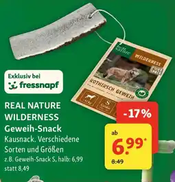 Fressnapf REAL NATURE WILDERNESS Geweih-Snack Angebot