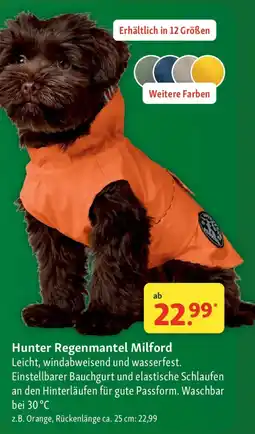 Fressnapf Hunter Regenmantel Milford Angebot