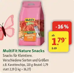 Fressnapf MultiFit Nature Snacks Angebot