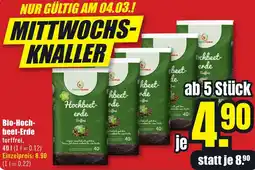 B1 Discount Baumarkt Bio-Hochbeet Erde Angebot